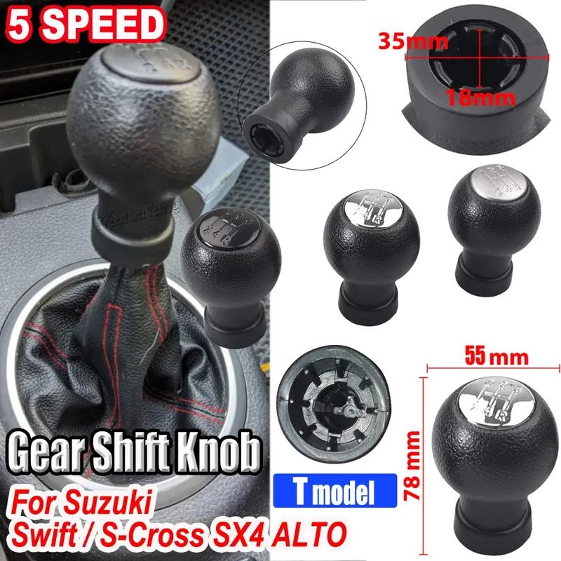 Pomello Cambio a Mano Design Vintage Bello Modello T Per Suzuki Swift 2005-2010 Per Suzuki S-Cross SX4 ALTO Manuale 5 Marce