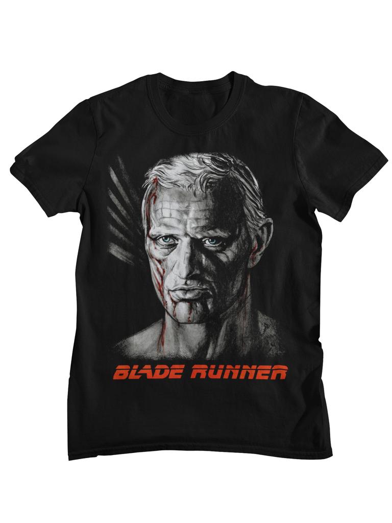 Blade Runner Retro SciFi Movie Collage Graphic TShirt Unisex Women Casual Cotton Streetwear Tops