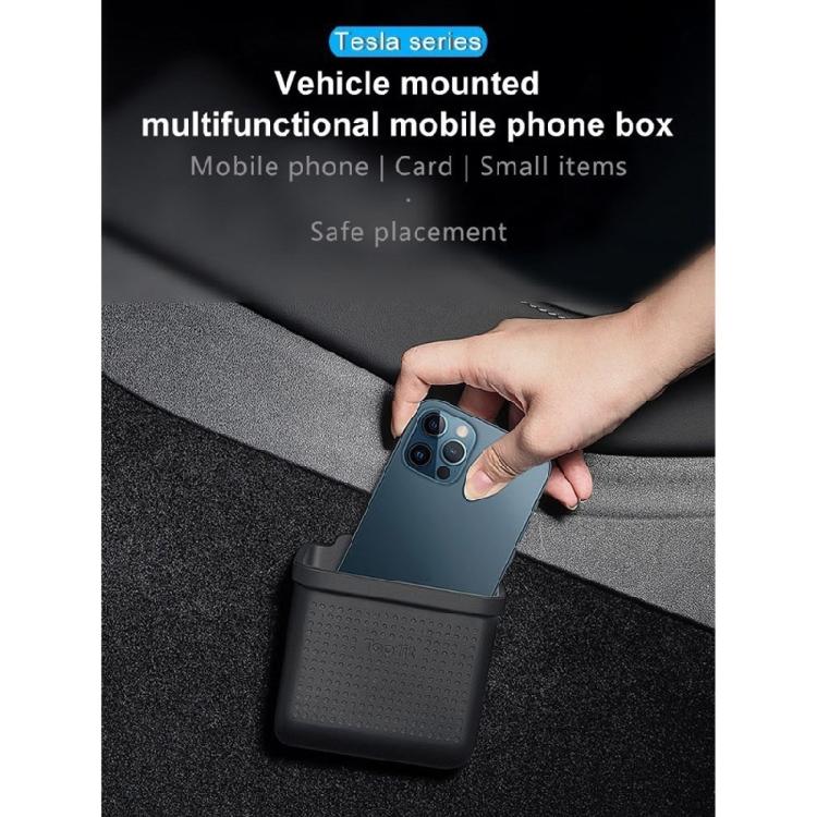 Multifunction Car Phone Pocket Bag Sunglasses Storage Box for