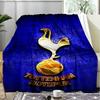 1 Stück Tottenham Hotspur F.C Design Gedruckte Weiche Flanelldecke Überwurf für Schlafzimmer Wohnzimmer Sofa Camping Reise Fan Geschenke Weihnachtsgeschenke