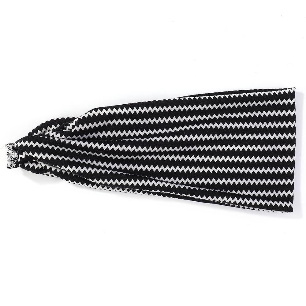 Mode Sport Fitness Stirnband Schlangen-Leopardenmuster Einfarbig Haarbänder Damen Postpartale Freizeit Zuhause Kopfbedeckung Scrunchies