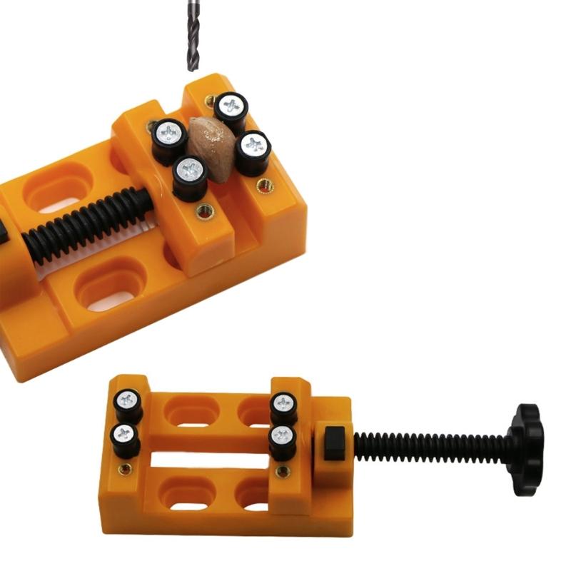 8 Hole Vise Fixed Fixture Walnuts Clamp Mini Small Bed Clamp Table Vice Table Vice Flat Jaw Pliers Quick Adjustable