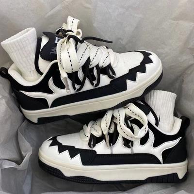 Trend Zmiešané farby Shark Neformálne topánky Pánske športové topánky na skateboard Dámske nízke tenisky