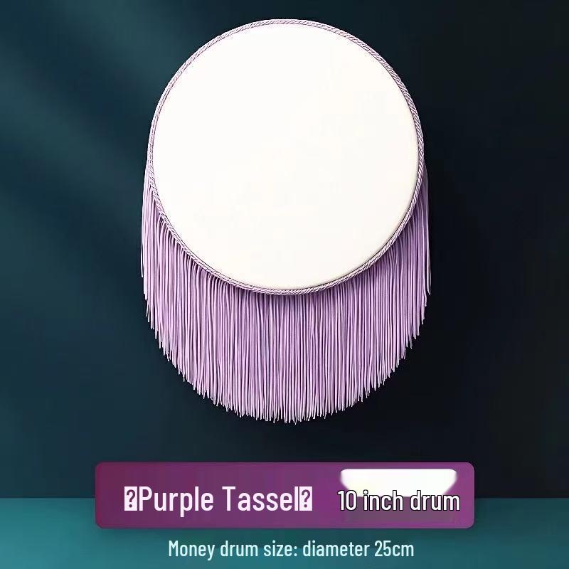 Lingnan Spring Dance Money Drum with Tassels - Suitable for All Ages