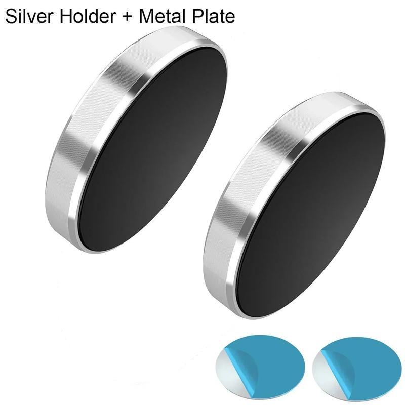 2Pcs Magnetic Mobile Phone Holder Car Dashboard Mobile Bracket Cell Phone Mount Holder Stand