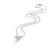Les Trésors De Lily [J0078] - White 'Love' Steel Necklace