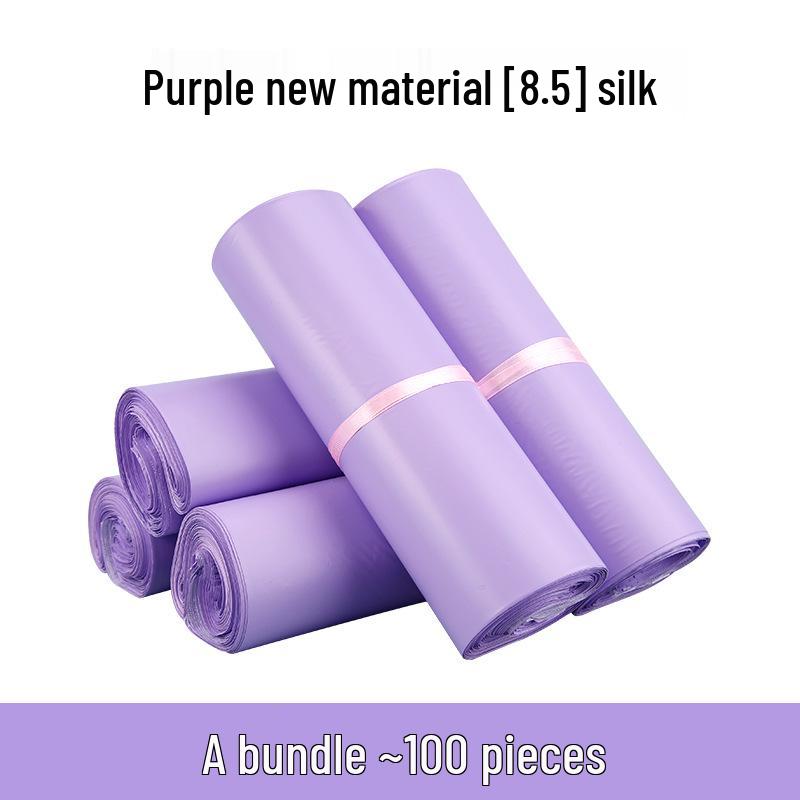 Purple Waterproof Thickened Express Bag for E-commerce Logistics – Large Hand-held Packaging