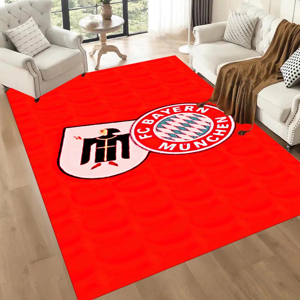 Bayern Munich Carpet Perfect for Study room Bedrooms Playrooms Dining Room Anti-slip Rug Decorate Offices Best for Christmas