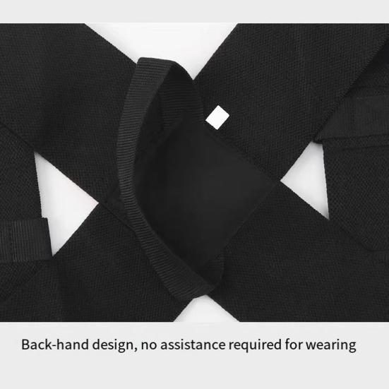Heavy Shoulder Straps for Weight Training Adjustable Posture Support Unisex Elastic Breathable Back Brace for Workouts Daily Wear