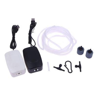 Usb 5V 1W Aquarium Oxygen Air Pump Fish Tank Mini Compressor Double Outlet With Check Valve Silent Oxygenator Bubble Aerator
