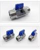 304 Stainless Steel High Pressure Mini Ball Valve, Double Male/Female Threads, Micro Design DN15