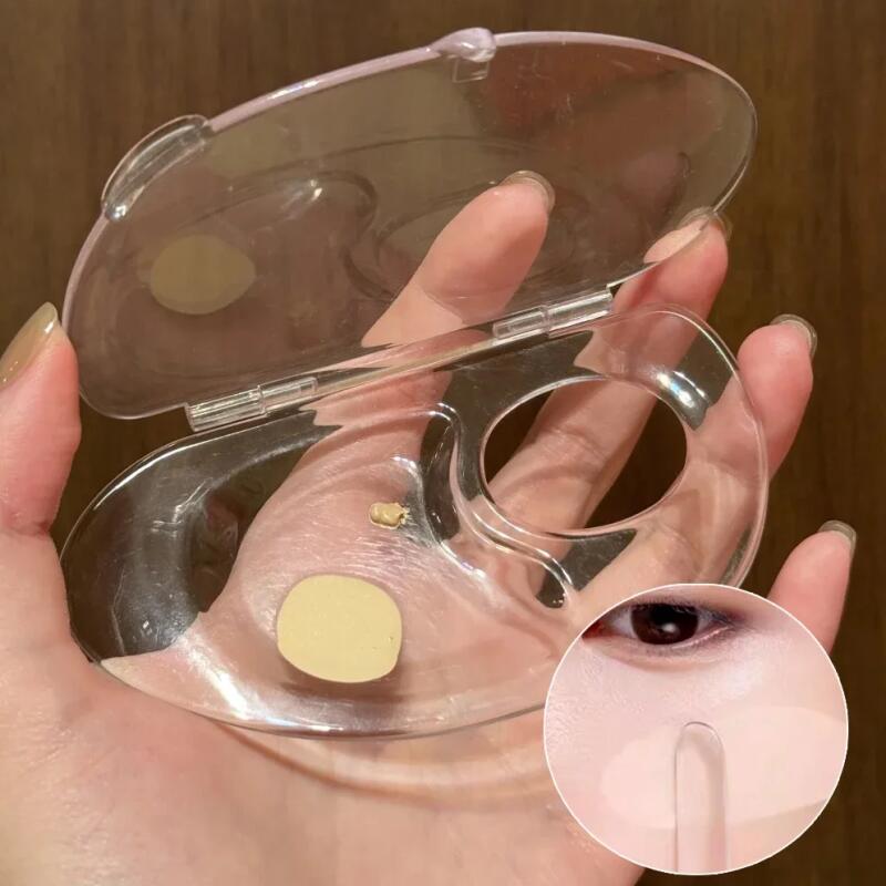 Foldable Liquid Foundation Palette Makeup Tool Kit Mixing Cream Rod Set Spatula Mixing Stick Storage Tray Cosmetic Tool