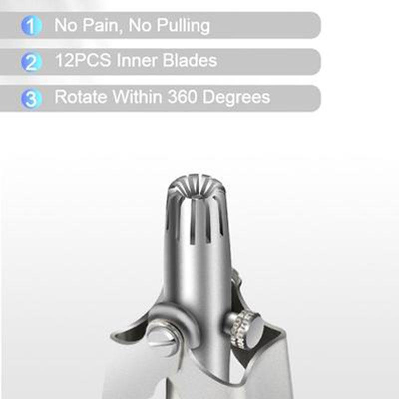 Männer Nasenhaarschneider Edelstahl Nasenhaarentferner Manuelle Trim Nase Ohr Vibrissa Schere Waschbar Trimmer Rasierer Rasierer Frauen