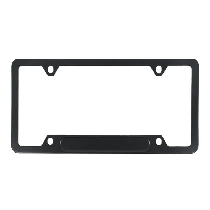 Us Standard License Plate Frame Multi-specification Thick Aluminum Alloy License Plate Frame Suitable for General Purpose Models License Plate Covers
