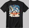 Disney Fantasia Mickey Mouse, Short Sleeve White-Black Men's / Women's T Shirt DE557