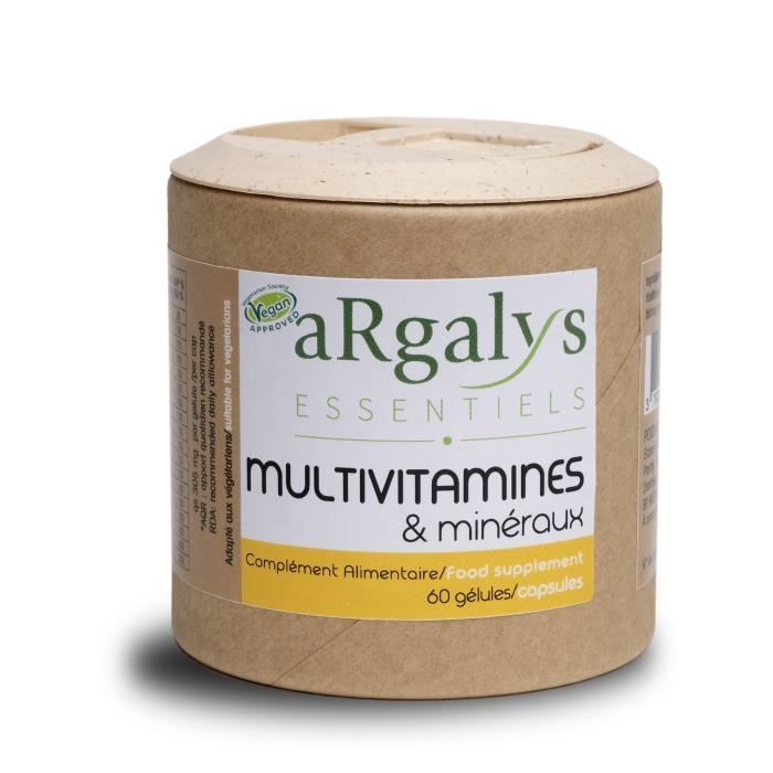 Multivitamines et minéraux - 60 gélules