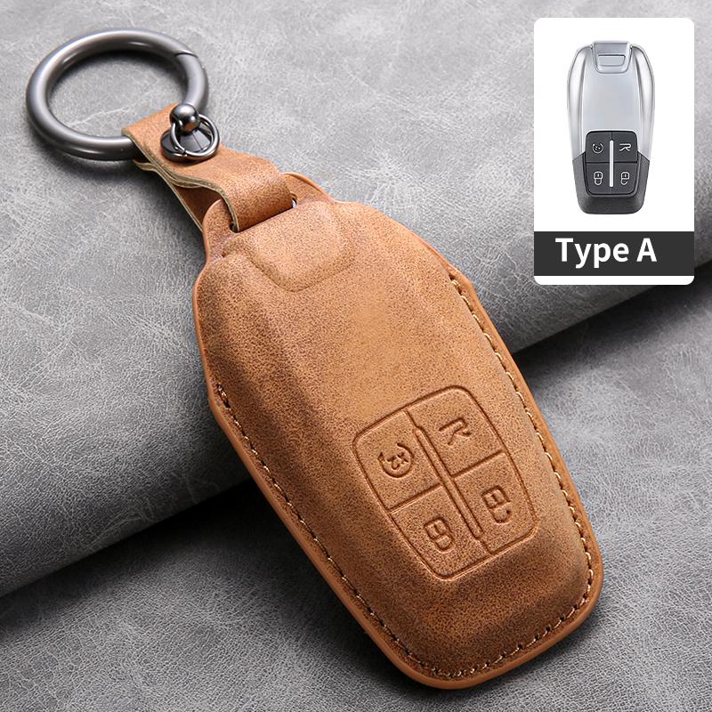for Ferrari To Genesis Car Smart Key Case Cover Key Pack Remote Protection Sleeve Buckle Rope Special Accessories Multi Styles