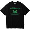 Seupeullaesikodeu Black Short Sleeve T-Shirt - Just Chill Day