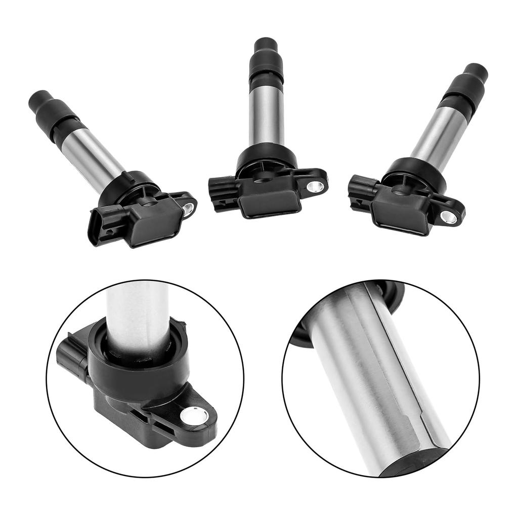 HZ-MON-STAR Zündspule 3er-Pack Passend für Suzuki Mazda Nissan 33400-76G30 33400-76G21 1A12-18-100 22448-4A00F 3-polig Motorreparatur