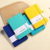 A6/A5 Elastic Band Color Pocket Notebook - Leather Feel, Portable Student Memo