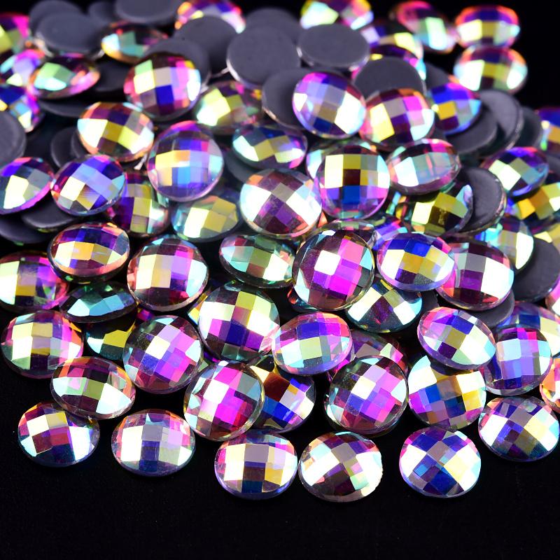 Blinginbox Hight Quality Rhinestone Bulk Special Shapes Crystal AB Hot Fix Rhinestones Iron on Rhinestones for Fabric Decoration
