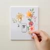 Fresh and Elegant Floral Switch Stickers, Home Wall Decoration Stickers