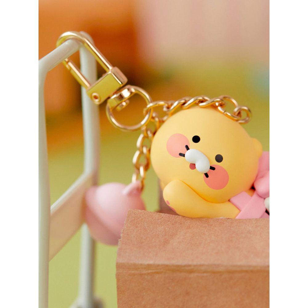 Kakao Friends Chunshik ist der beste Figuren-Schlüsselanhänger mit Schleife_Chunshik