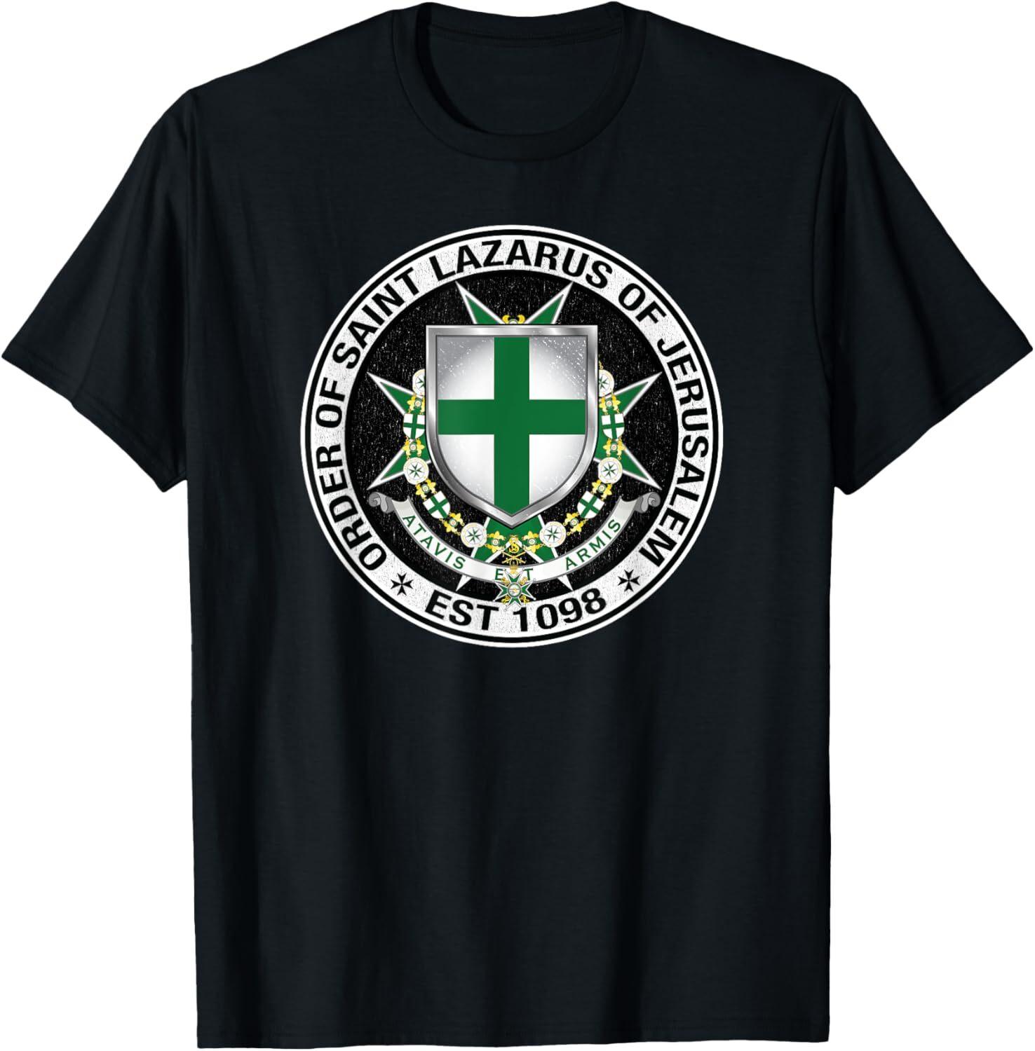 Order of Saint Lazarus of Jerusalem Shield T-Shirt M