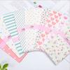 20pcs Cartoon Envelopes Mixed Pattern Mailers Paper Envelopes for Love Letters Striped DIY 19.5*9CM