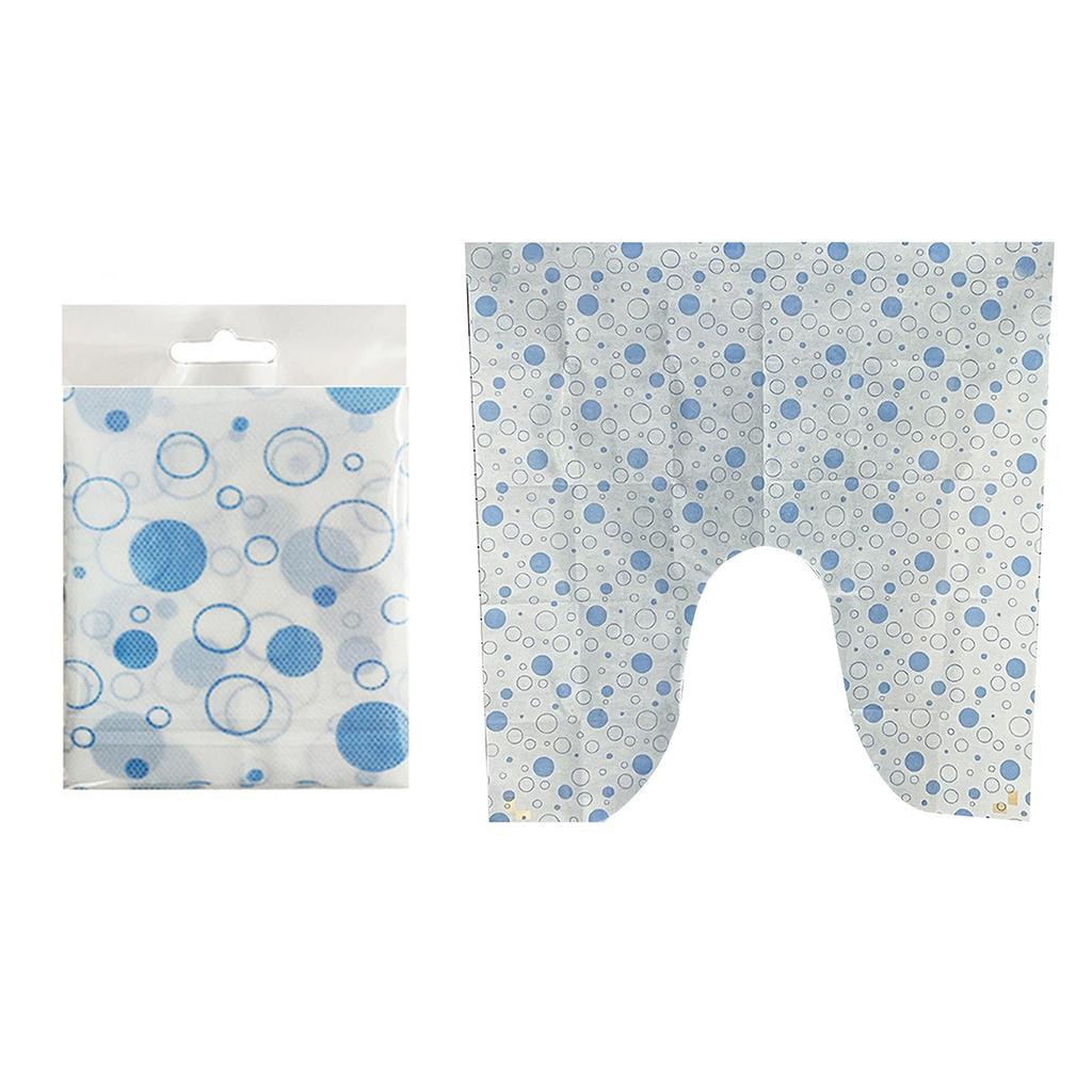 Disposable U Shaped Waterproof Non Slip Toilet Floor Mats for Bathroom Hygiene and Cleanliness
