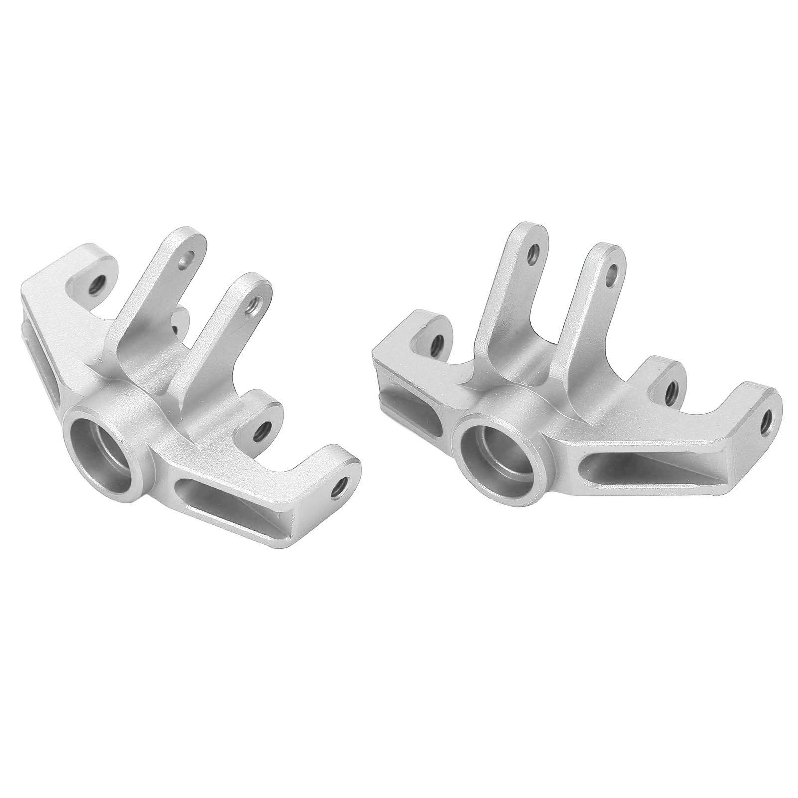 

2 ШТ. RC Автомобільний поворотний кулак Делікатний зовнішній вигляд Вібропоглинання Заміна для Losi Baja Rey срібний