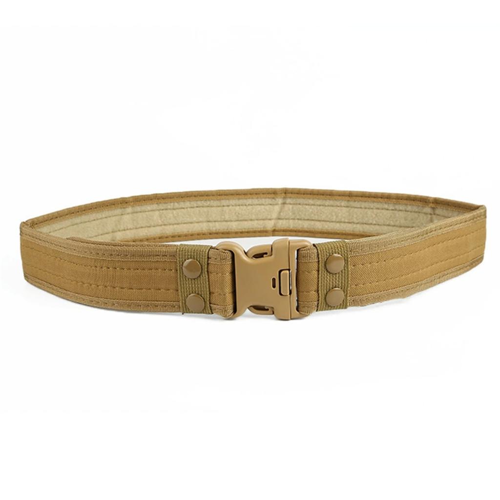Outdoor Belt for Men – Camouflage Nylon Wide Waist Belt, Heavy Duty Oxford Cloth Work Belt, Mountaineering and Hiking Adjustable Belt
