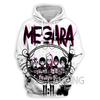 Megara  Band 3D Printed   Hoodies Hooded Sweatshirts Harajuku Hoodie Sweatshirts Tops Clothing