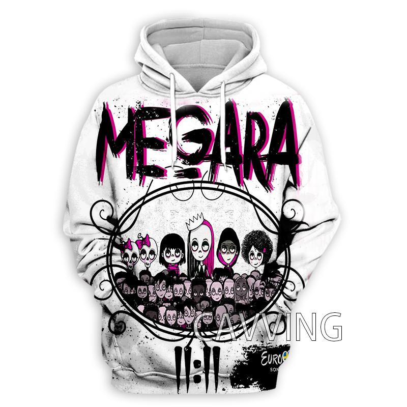 Megara Band 3D Printed Hoodies Hooded Sweatshirts Harajuku Hoodie Sweatshirts Tops Clothing