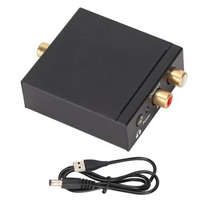 Digital To Analog Converter Aluminum Alloy DAC Digital To Analog Converter with USB Power Supply Cable