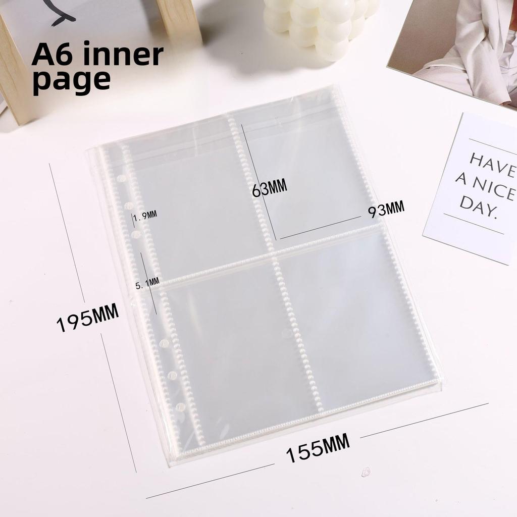 Original Sött Tecknat Plysch A6 Fotoalbum - Valp, Katt, Björn Design, Lösblad Stjärnjakts Förvaringsalbum