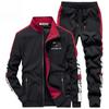 Men's Autumn Casual Workwear Jacket Sports Trousers Two-piece Suit