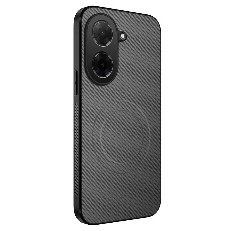 

Противоударный чехол из мягкого углеродного волокна для телефона Xiaomi 14T 15 Pro для Xiaomi 15 Ultra Магнитная беспроводная зарядка Чехол Mi 14T Pro xiaomi 15 ultra серый