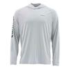 Cross-border SIMMS fishing suit UPF50 long-sleeved hoodie quick-drying breathable sunscreen clothes Luya outdoor T-shirt new