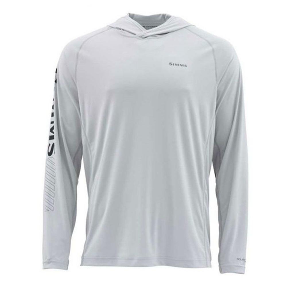 Cross-border SIMMS fishing suit UPF50 long-sleeved hoodie quick-drying breathable sunscreen clothes Luya outdoor T-shirt new