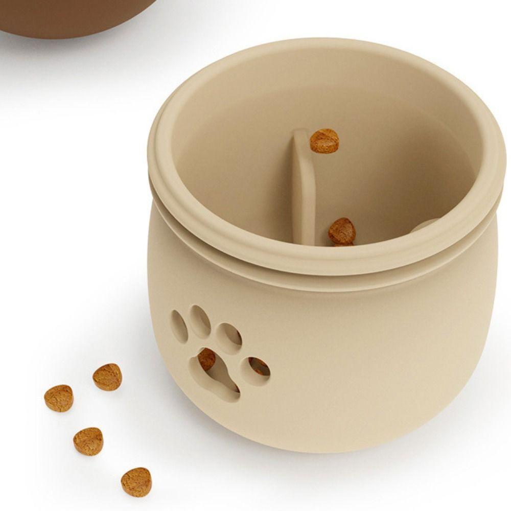 Creative Silicone Pet Educational Bite Resistant Food Grade Pet Slow Feeder Durable Interactive Pet Chew Leakage Feeding