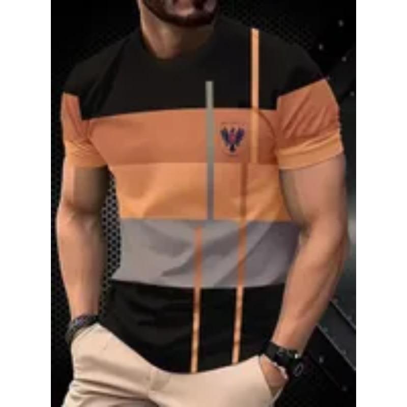 

New Casual and Versatile High-quality 3D Printed Men s Short Sleeved T-shirt 6XL
