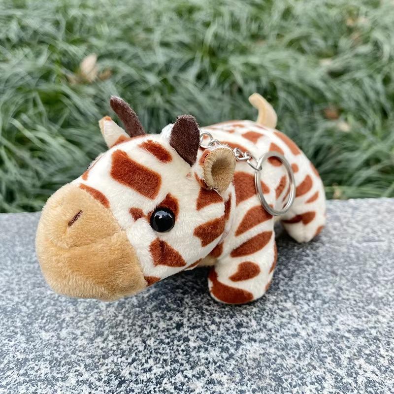 Peluş anahtarlık 1 Adet küçük kolye çizgi film hayvan anahtarlık oyuncak çanta cep telefonu kılıfı asılı süslemeler doğum günü hediyesi
