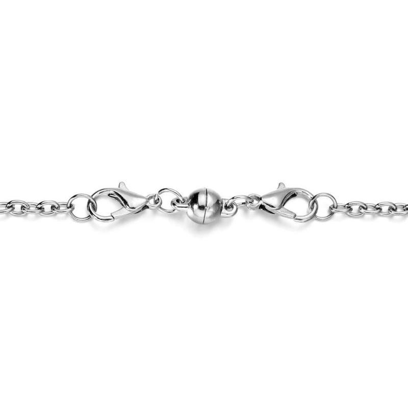 5 Pairs DIY Jewelry Magnetic Clasp Connector with Lobster Clasp for Jewelry Making Findings