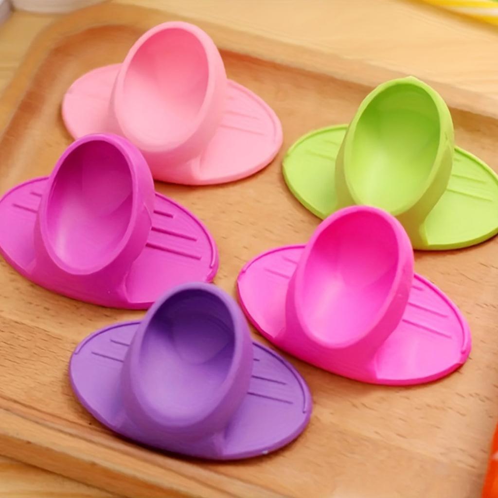 4pcs Silicone Finger Cots For Kitchen,