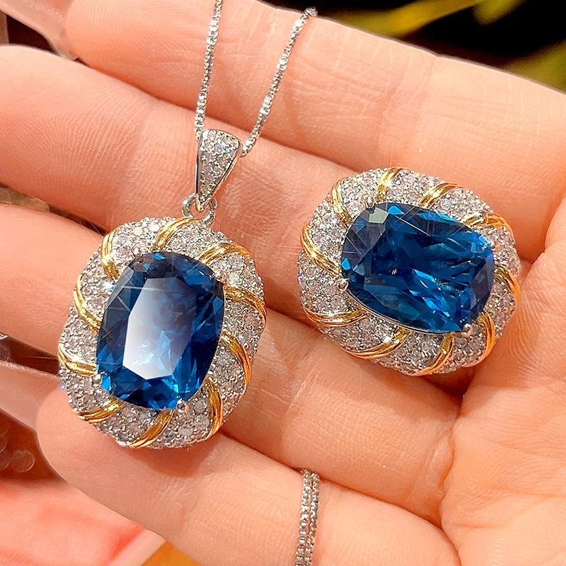 Jewelry Copper Bottom Gold-Plated Simulation Bird'S Nest Chepala Green Temperament Suit Female 12 * 16