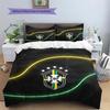 CBF Pattern Bedding Quilt Set  Home Decoration  Gift (1 * duvet cover + 2 * pillowcase  without core)