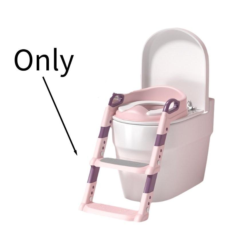 Children Assist Folding Ladder Toilet Seat Portable Bathroom Tools Material Pvc