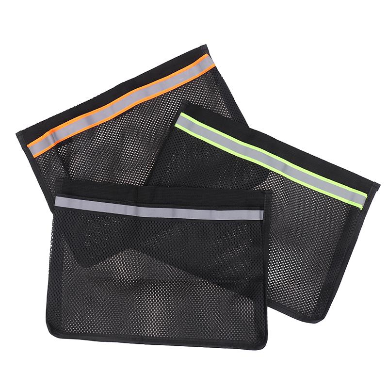 1/2Pcs Boat Storage Bag Self Adhesive Backing Organization Easy To Install And Remove Portable Marine Organizer Holder Mesh Bag