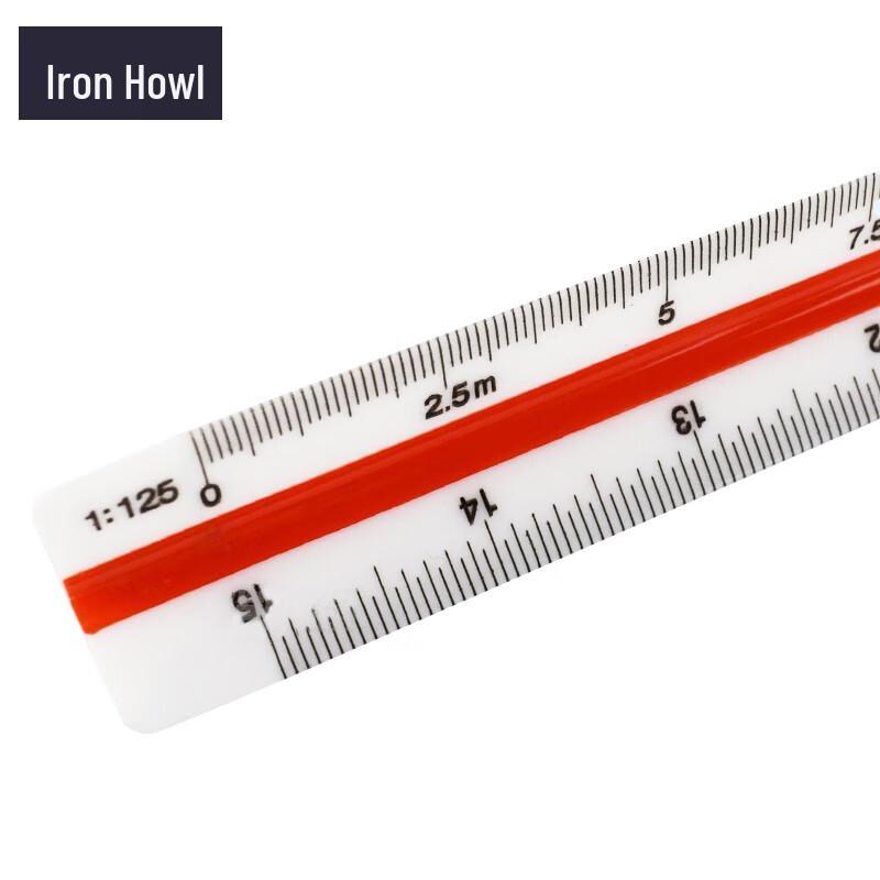 Triangular Scale Ruler for Drafting